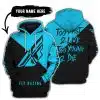 Too Fast To Live Too Young To Die - 3d All Over Printed - Fly Racing Sky Blue
