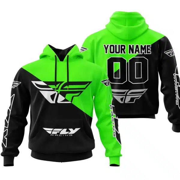 Premium Gift - Custom Name - Fly Racing - Green