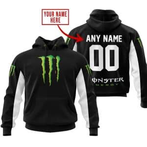 Custom Name Racing - Limited Edition - Monster - White