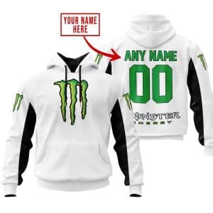 Custom Name Racing - Limited Edition - Monster - White V2