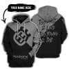 Too Fast To Live Too Young To Die - 3d All Over Printed - Husqvarna Grey
