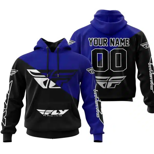Premium Gift - Custom Name - Fly Racing - Navy