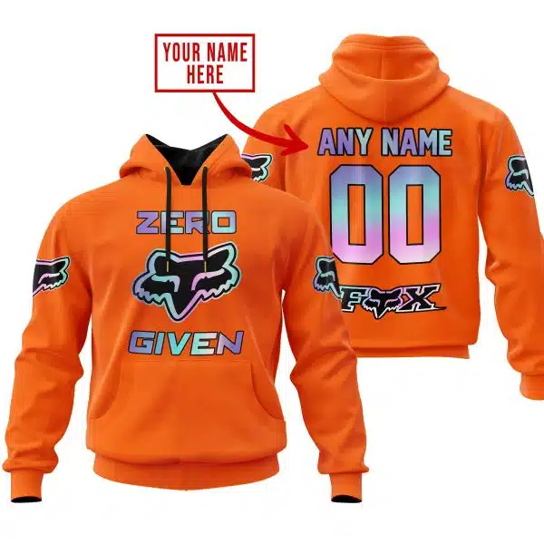 Zero Fox Given  -  Limited Edition  -  Fox Racing  -  Orange