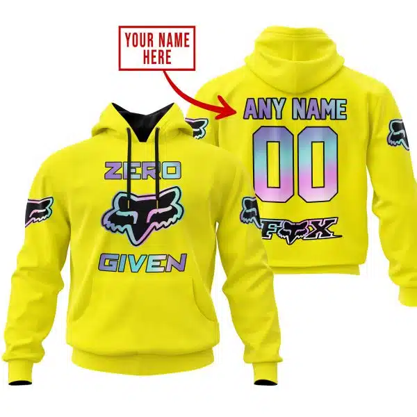 Zero Fox Given  -  Limited Edition  -  Fox Racing  -  Yellow