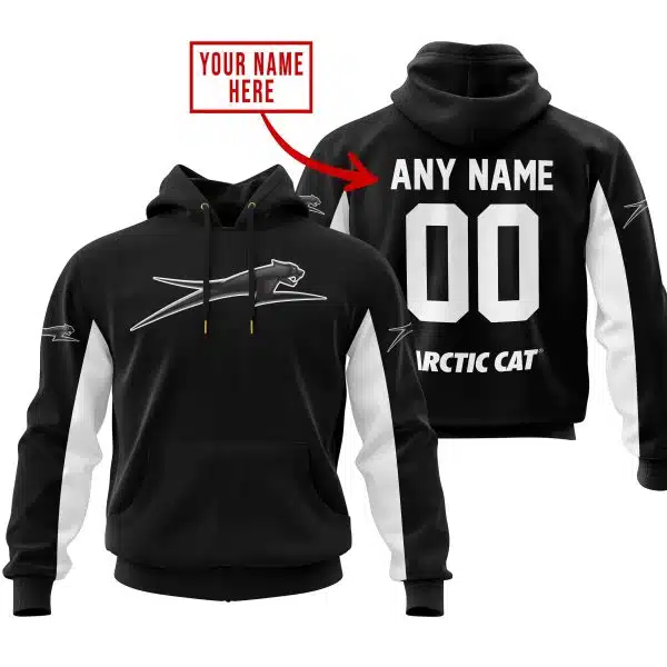 Custom Name Racing - Limited Edition - Arctic Cat - White