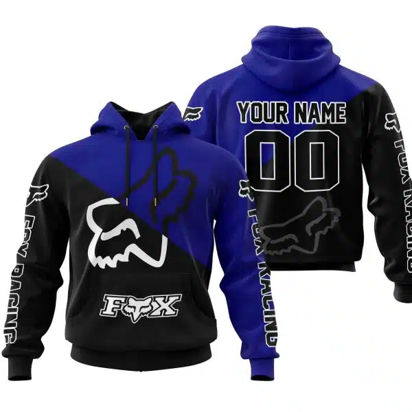 Premium Gift - Custom Name - Fox Racing - Navy