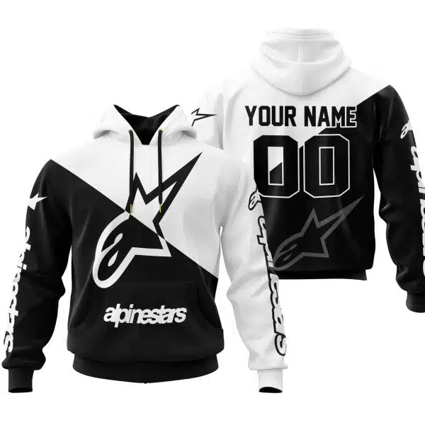 Premium Gift - Custom Name - Alpinestars - White