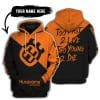 Too Fast To Live Too Young To Die - 3d All Over Printed - Husqvarna Orange