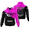 Premium Gift - Custom Name - Fly Racing - Pink