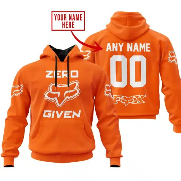 Zero Fox Given  -  Limited Edition  -  Fox Racing  -  Orange