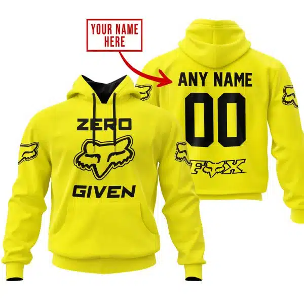 Zero Fox Given  -  Limited Edition  -  Fox Racing  -  Yellow