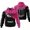 Premium Gift - Custom Name - Fly Racing - Pink 1