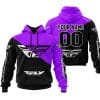 Premium Gift - Custom Name - Fly Racing - Purple
