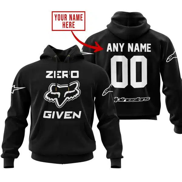Zero Fox Given – Limited Edition – Alpinestars – Black V1