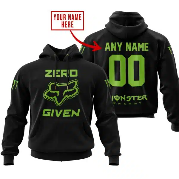 Zero Fox Given – Limited Edition – Monster Energy – Black V1