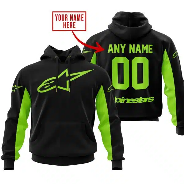 Custom Name Racing - Limited Edition - Alpinestars - Green 1
