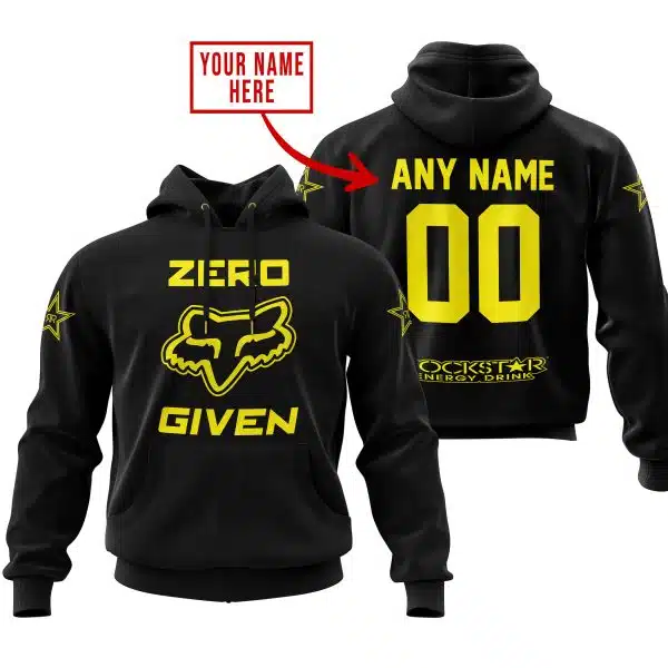 Zero Fox Given – Limited Edition – Rockstar Energy – Black V1