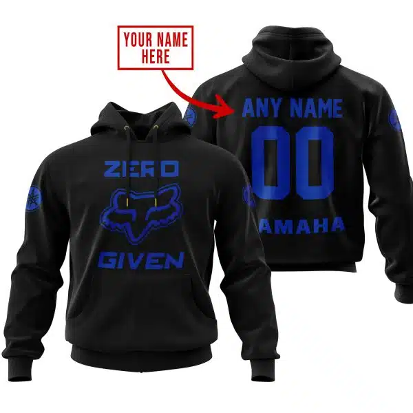 Zero Fox Given – Limited Edition – Yamaha – Black - Blue V1