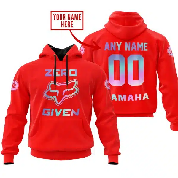 Zero Fox Given – Limited Edition – Yamaha – Black Red