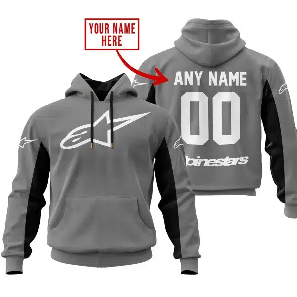 Custom Name Racing - Limited Edition - Alpinestars - Grey V2