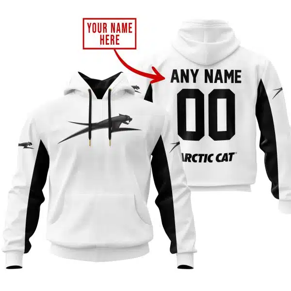 Custom Name Racing - Limited Edition - Arctic Cat - White V2