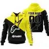 Premium Gift - Custom Name - Alpinestars - Yellow