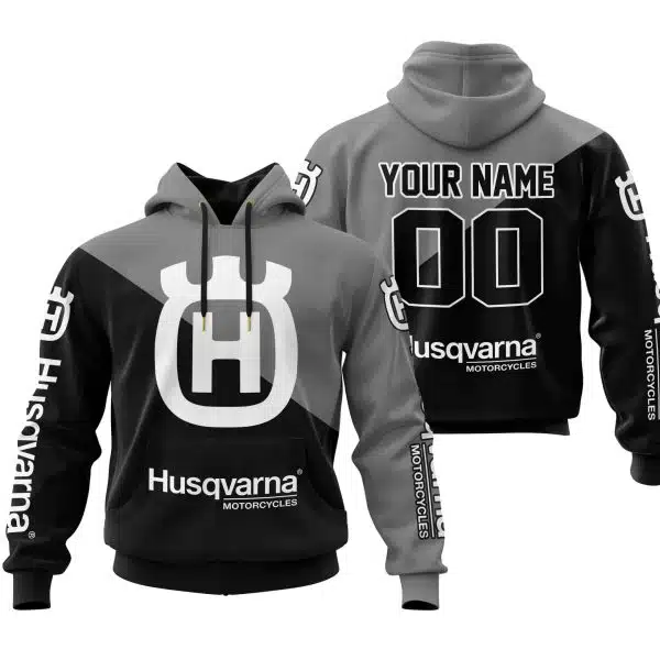 Premium Gift - Custom Name - Husqvarna - Grey