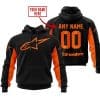 Custom Name Racing - Limited Edition - Alpinestars - Orange
