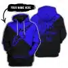 Too Fast To Live Too Young To Die - 3d All Over Printed - Alpinestars Blue