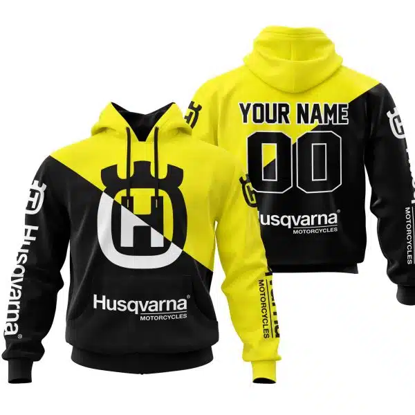 Premium Gift - Custom Name - Husqvarna - Yellow
