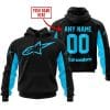 Custom Name Racing - Limited Edition - Alpinestars - Sky Blue