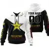 Premium Gift - Custom Name - Rockstar Energy - White