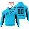 Custom Name Racing - Limited Edition - Alpinestars - Sky Blue V2
