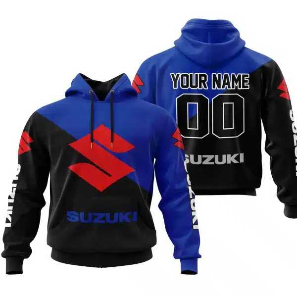 Premium Gift - Custom Name - Suzuki - Blue