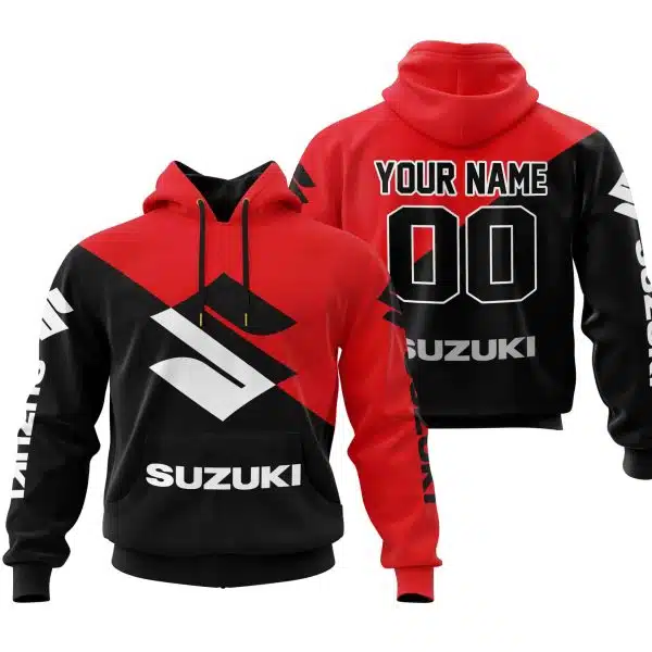 Premium Gift - Custom Name - Suzuki - Red