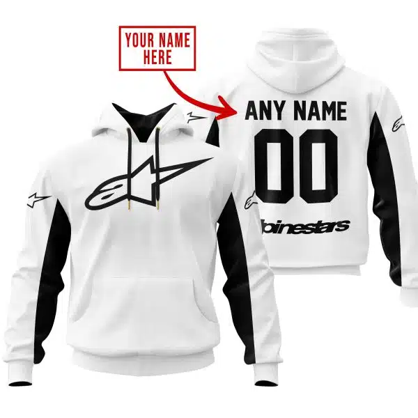Custom Name Racing - Limited Edition - Alpinestars - White V2