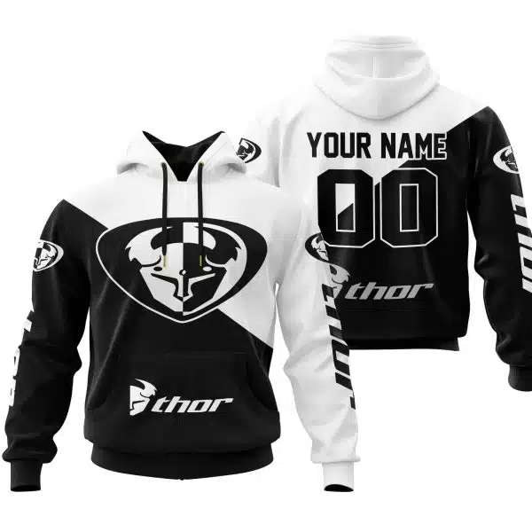 Premium Gift - Custom Name - Thor Racing - White