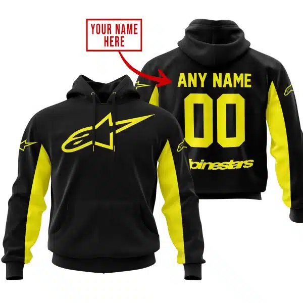 Custom Name Racing - Limited Edition - Alpinestars - Yelow