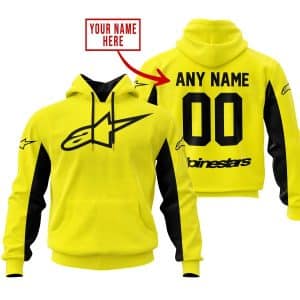 Custom Name Racing - Limited Edition - Alpinestars - Yelow V2