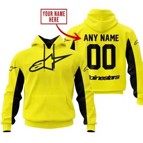 Custom Name Racing - Limited Edition - Alpinestars - Yelow V2