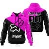 Premium Gift - Custom Name - Fox Racing - Pink