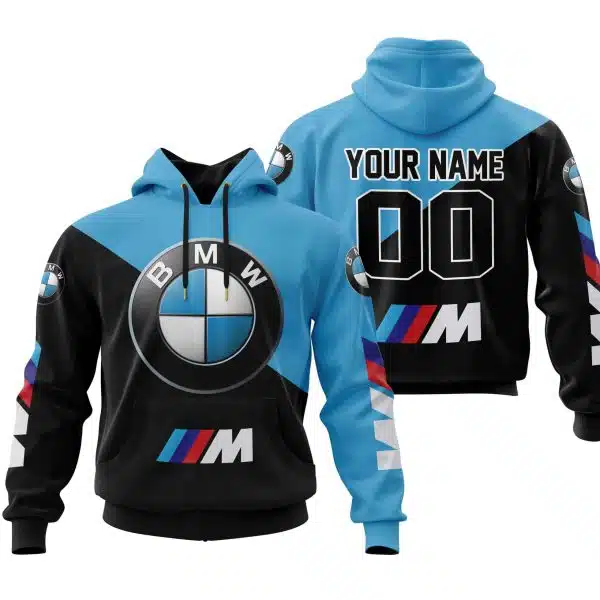 Premium Gift - Custom Name - Bmw - Sky Blue