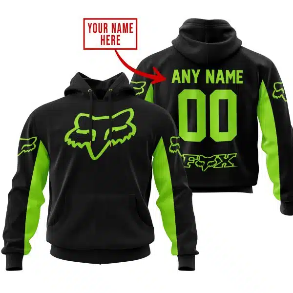 Custom Name Racing - Limited Edition - Fox Racing - Green 1