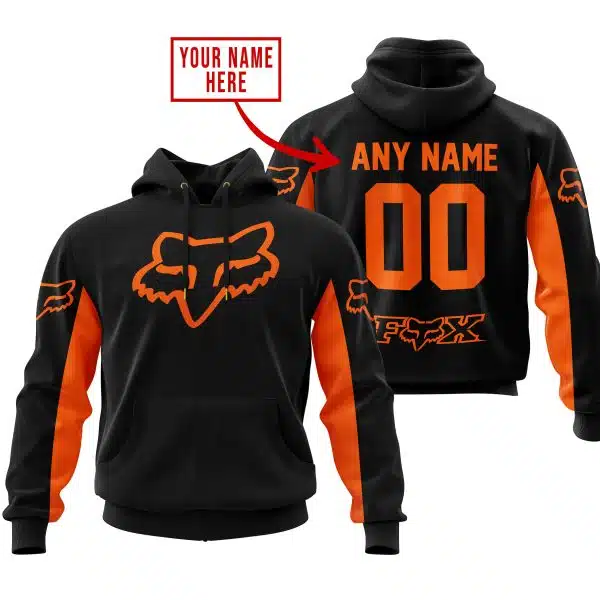 Custom Name Racing - Limited Edition - Fox Racing - Orange