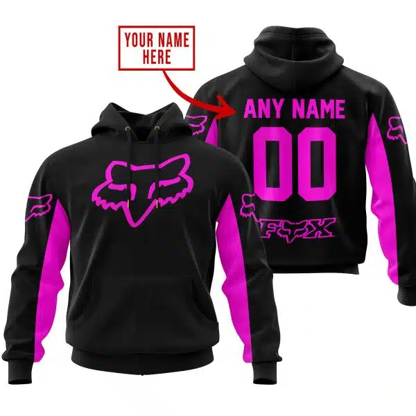 Custom Name Racing - Limited Edition - Fox Racing - Pink