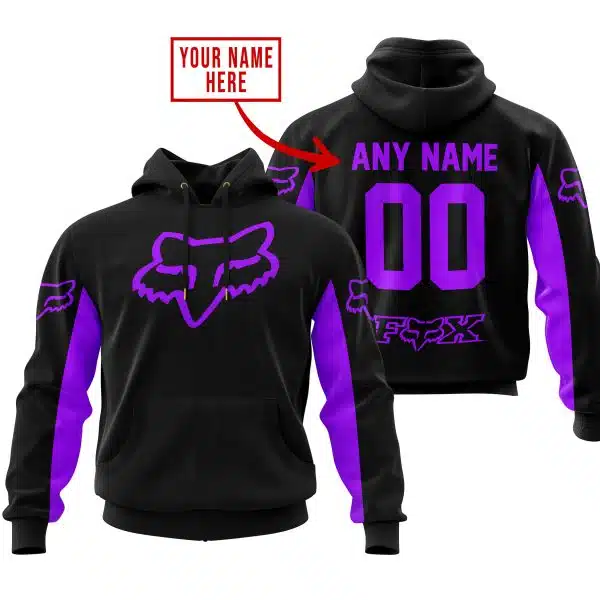 Custom Name Racing - Limited Edition - Fox Racing - Purple