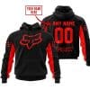 Custom Name Racing - Limited Edition - Fox Racing - Red