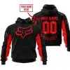 Custom Name Racing - Limited Edition - Fox Racing - Red