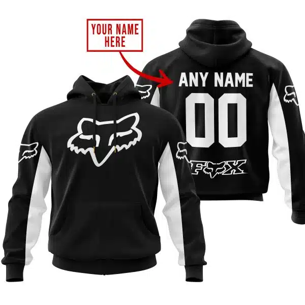 Custom Name Racing - Limited Edition - Fox Racing - White