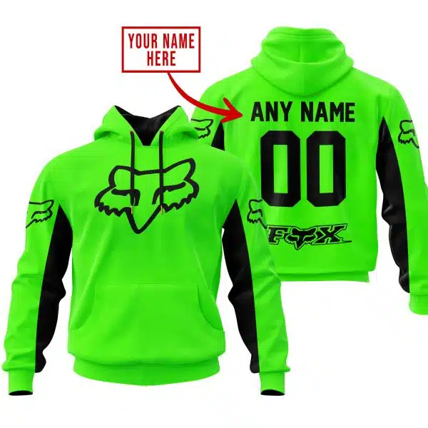 Custom Name Racing - Limited Edition - Fox Racing V2 - Green